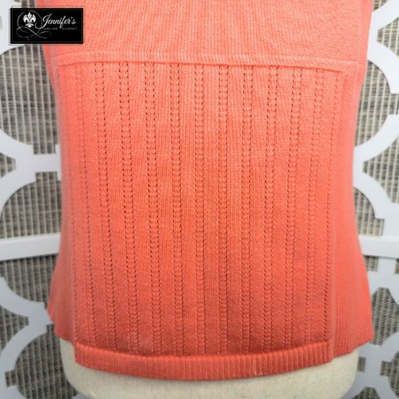 axcess by Liz Claiborne Women's Scoop Neck Sleeveless Ribbed Sweater - Picture 4 of 10